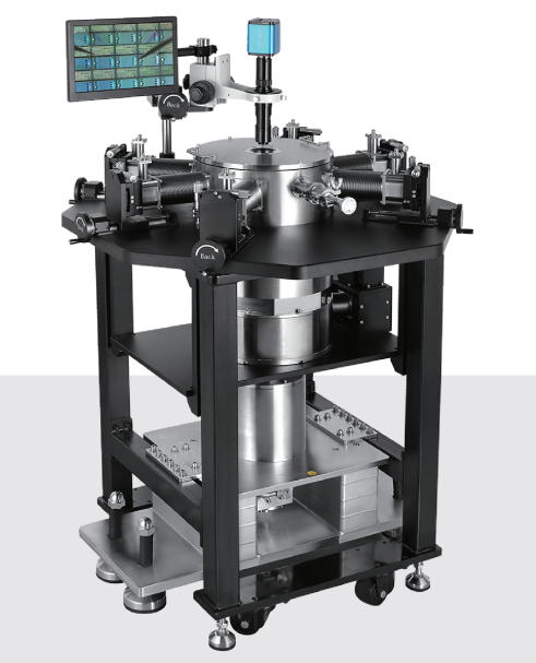 Low-temperature superconducting vacuum probe station